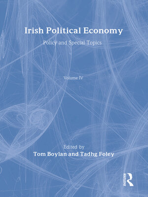 cover image of Irish Political Economy Vol 4